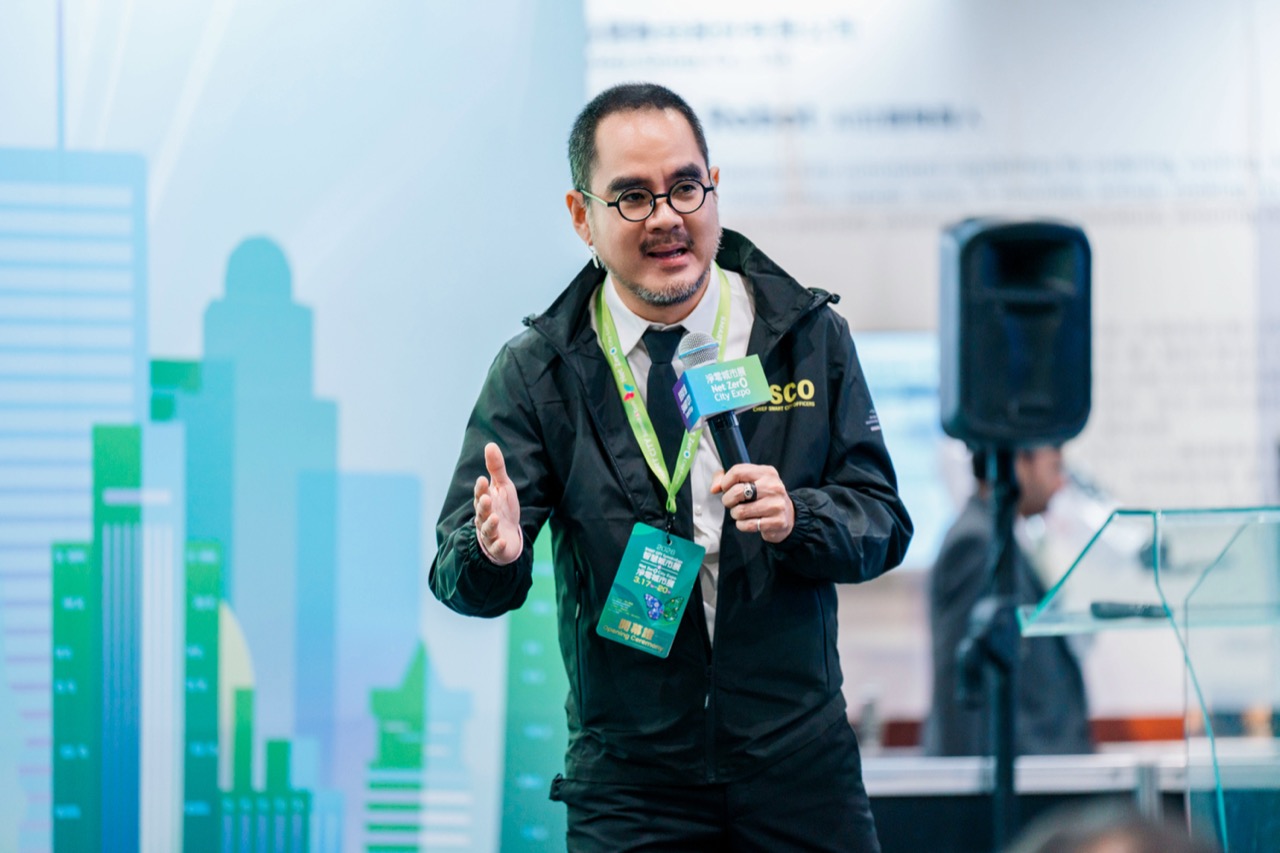 On the City Vision stage in Taipei